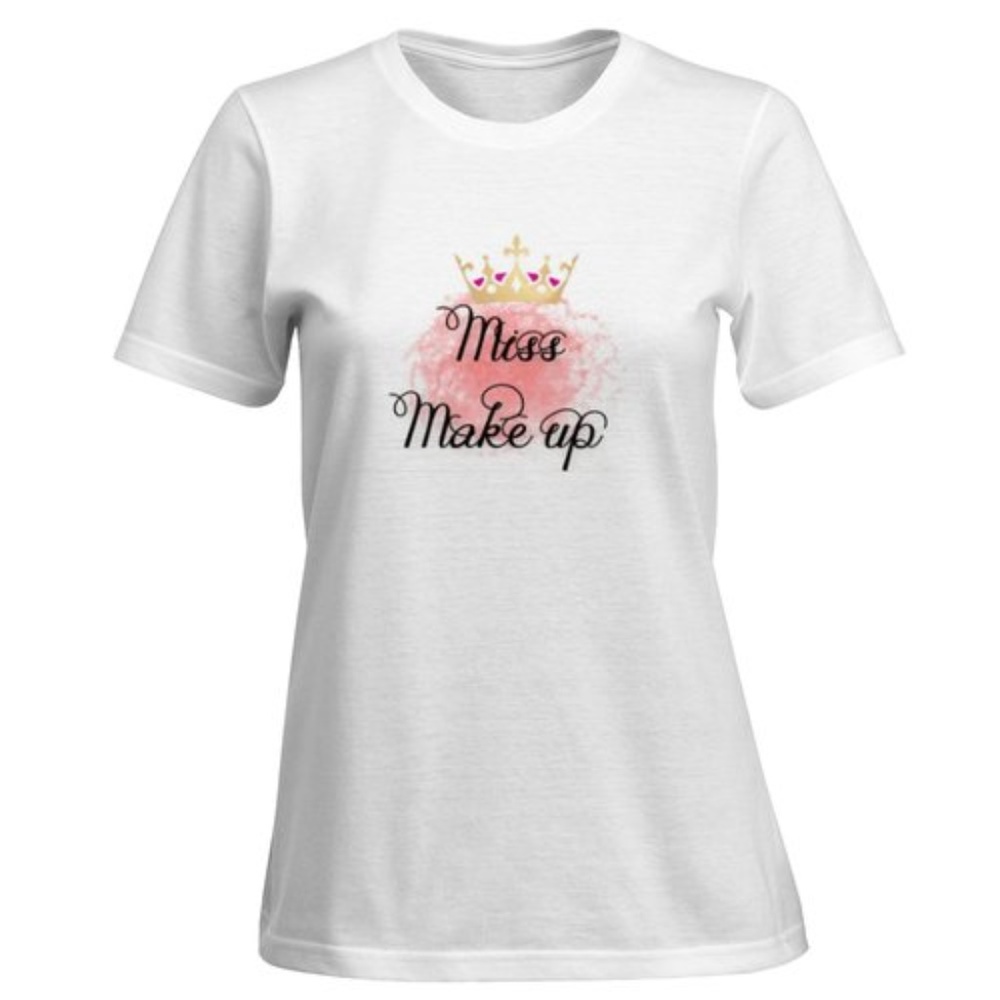 Miss Make Up tshirt for women